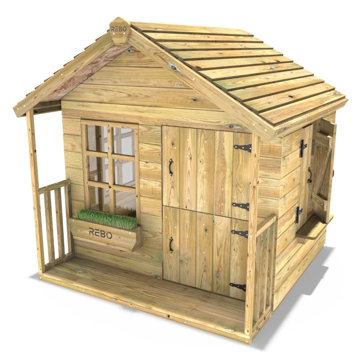 5ft Wooden Playhouses Outdoor Toys