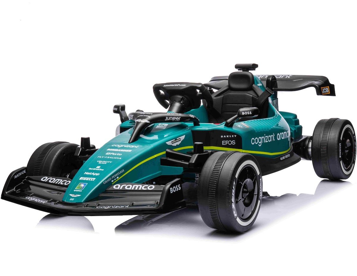 Aston Martin F1 AMR23 Kids Electric Ride On Car OutdoorToys