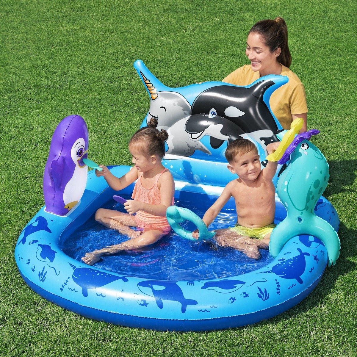 Bestway Polar Pals Paddling Pool and Play Centre OutdoorToys