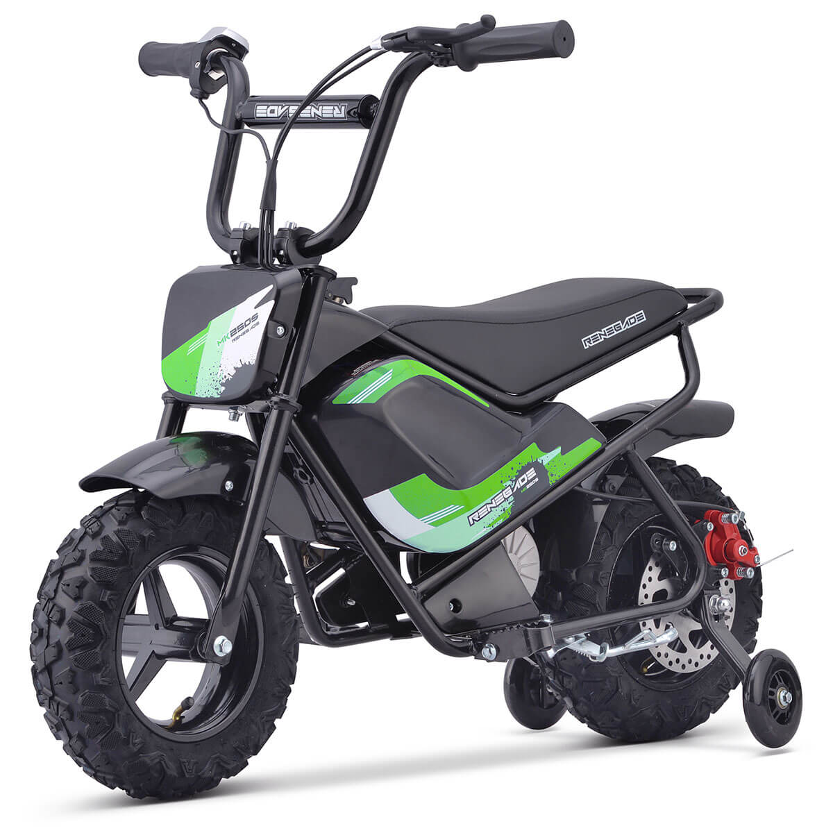 Renegade MK250 Kids Electric Dirt Bike Green OutdoorToys