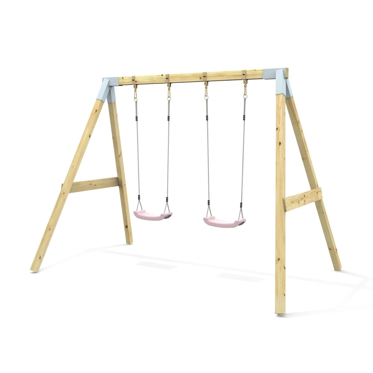 Swing Big PQプロモ2枚 PolayPlay Premium Double Swing Set | OutdoorToys