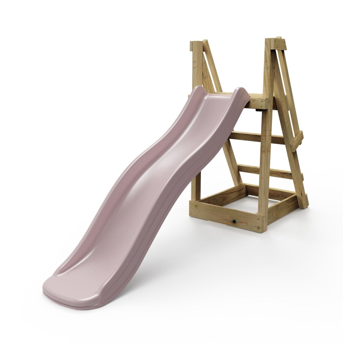 Rebo ft Freestanding Kids Slide Dusky Pink OutdoorToys