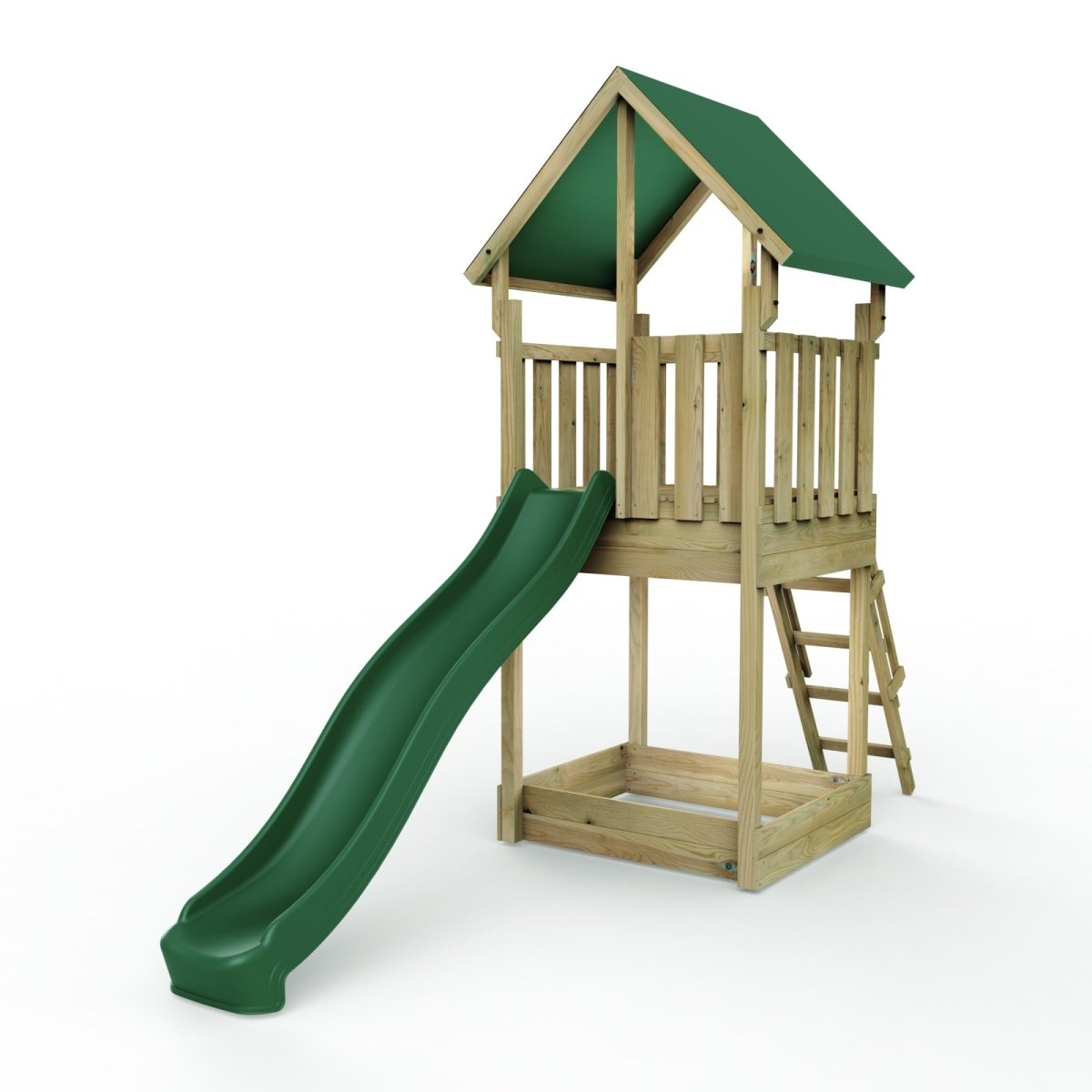 Rebo Climbing Frame Adventure Playset Tower with Canvas Roof Rebo Climbing Frame Adventure Playset Tower with Canvas Roof