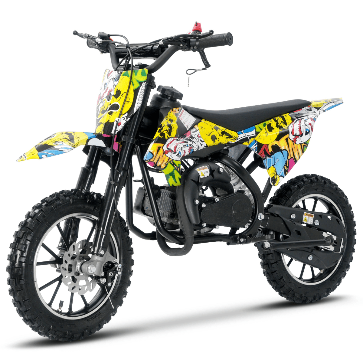 Renegade 80R 49cc Petrol Mini Dirt Bike - Comic | OutdoorToys