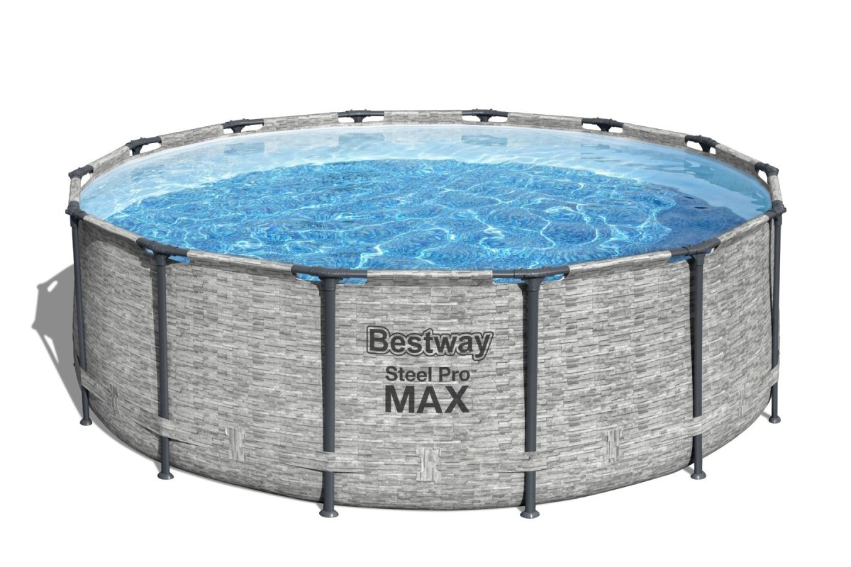 x Above Swimming Pool Ground Bestway Max 14ft 48in Steel Pro