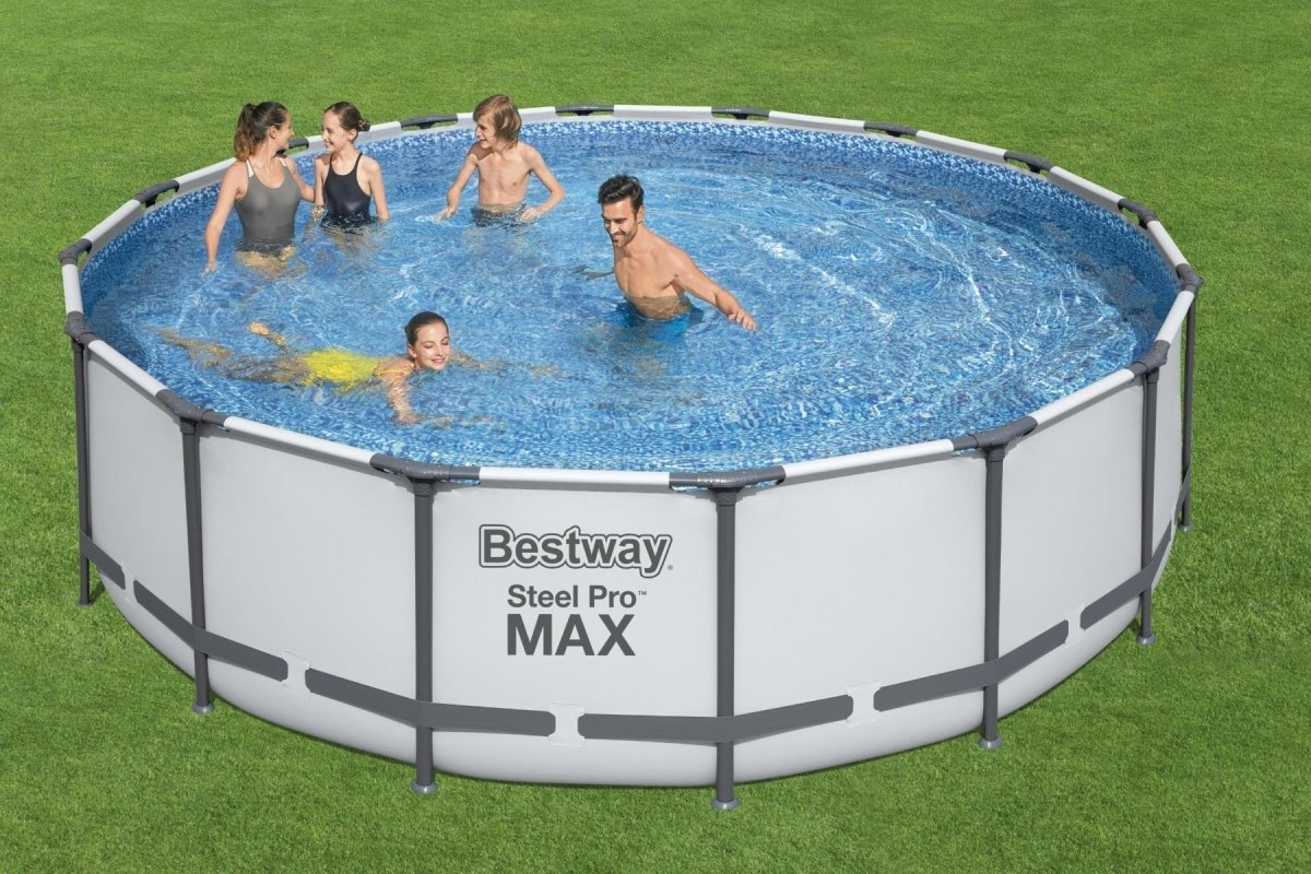 Bestway 16ft x 48in Steel Pro Max Pool Set Above Ground Swimming Pool (19,480L) - BW5612Z