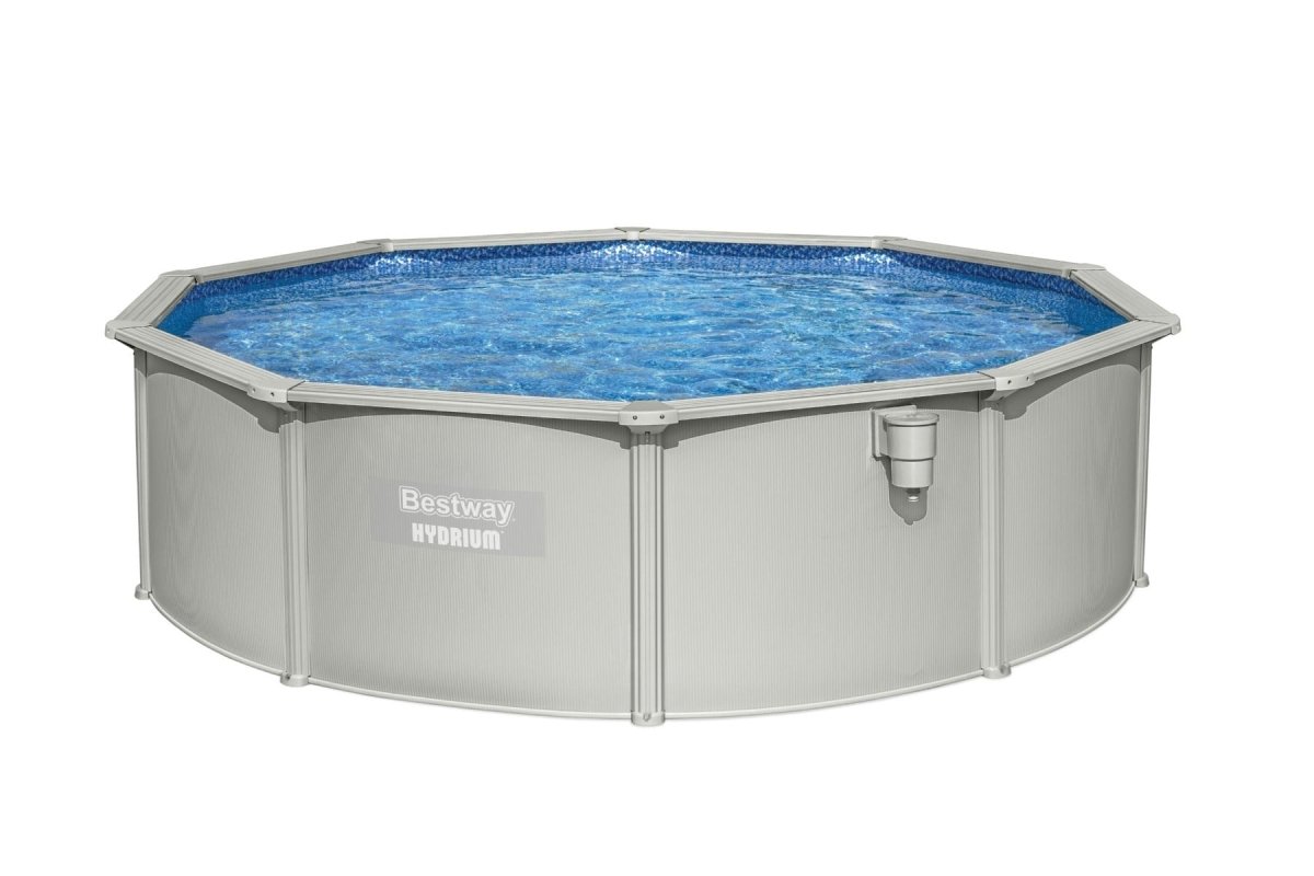 Plastic above store ground pool