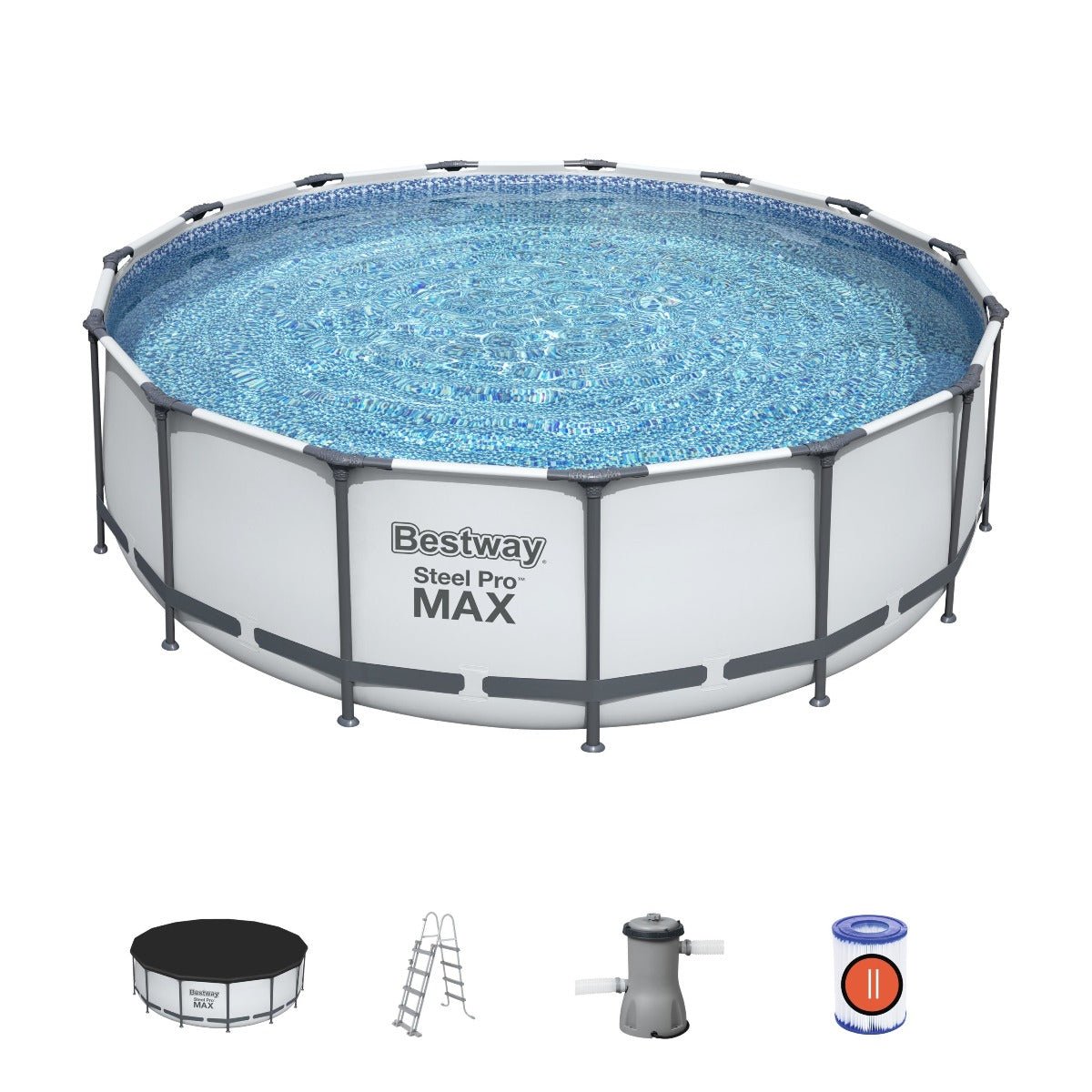 Bestway Steel Pro Max Frame Pool Set - Above 15ft Ground