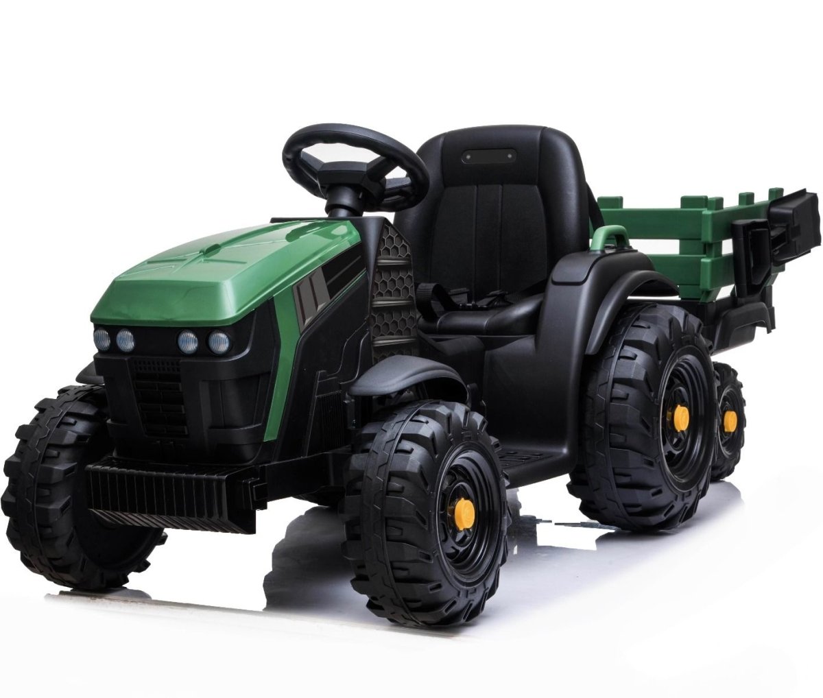 FARMER TRACTOR 12V GREEN FULL OPTIONS - Big Cars For Kids