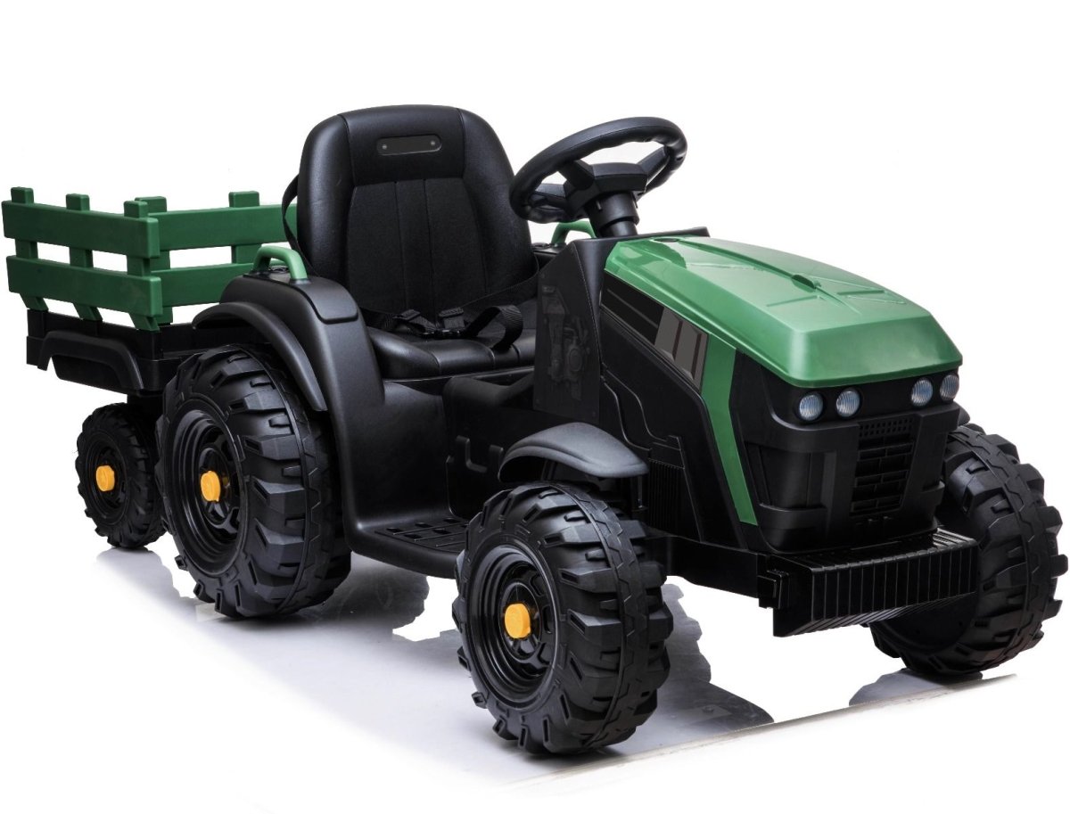 FarmTrac Children’s Electric 12V Ride On Tractor With Trailer