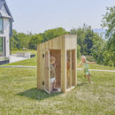 PolarPlay Kids Scandinavian Style Wooden Playhouse - Feliks Rose