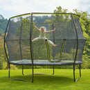 Rebo 8FT Base Jump Trampoline With Halo II Enclosure