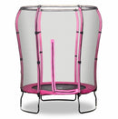 Rebo Safe Jump 4.5FT Trampoline with Safety Enclosure - Pink