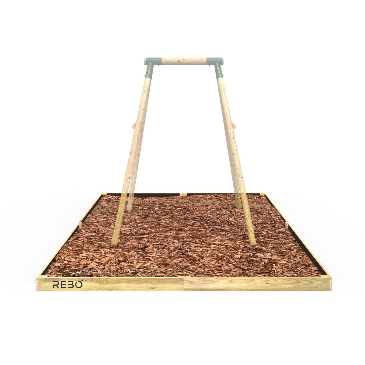 Rebo Safety Play Area Protective Bark Wood Chip Kit - 2.6M x 4M