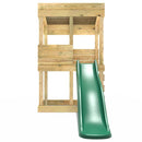 Rebo Wooden Lookout Tower Playhouse with 6ft Slide - Standard Lookout