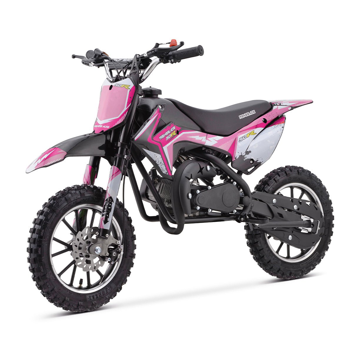 Renegade R50 49cc Petrol Mini Dirt Bike Pink OutdoorToys