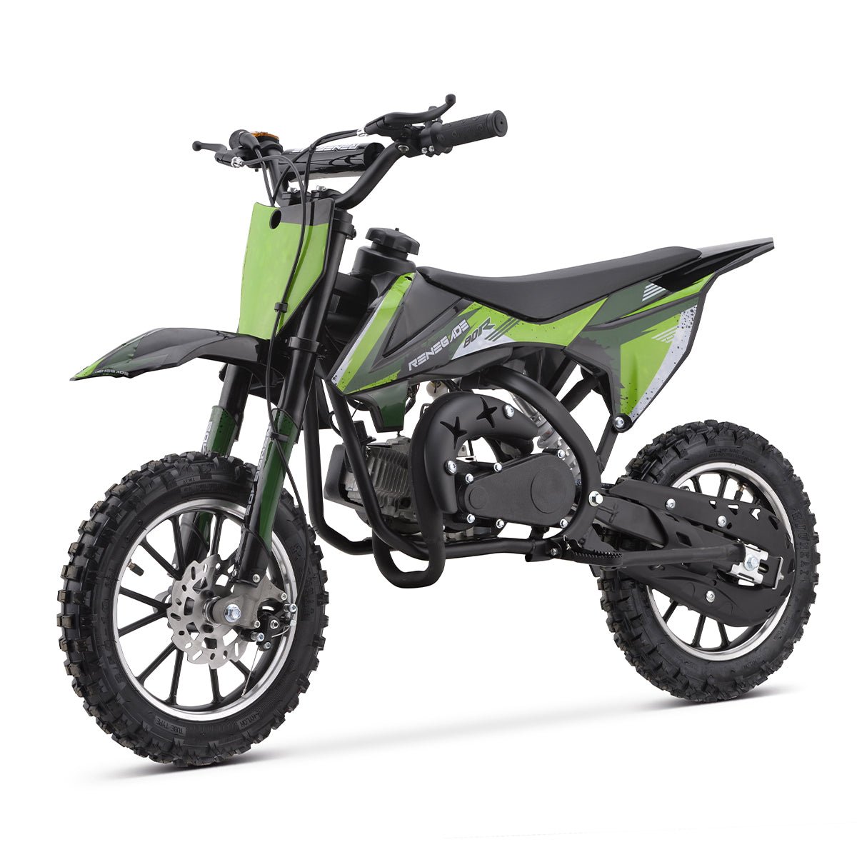 Renegade 80R 49cc Petrol Mini Dirt Bike Green1