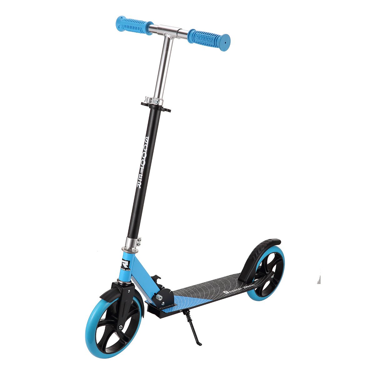 Renegade Kids Big Wheel Folding Kick Scooter Blue