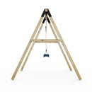 Rebo Glide Wooden Single Swing Sets with Swing Seat – Dandelion