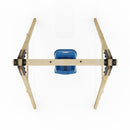 Rebo Glide Wooden Single Swing Sets with Swing Seat – Dandelion