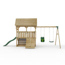 FarmPlay Mini Loft Climbing Frame with Double Swing and Slide