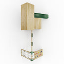 FarmPlay Stable Climbing Frame with Double Swing, Climbing Wall and Slide