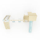 Polarplay Climbing Frame with Extended Tower, Double Swing, Climbing Wall and Slide - Roskilde