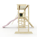 Polarplay Climbing Frame with Extended Tower, Double Swing, Monkey Bars and Slide - Helsingborg
