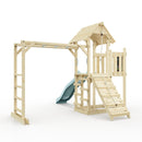 Polarplay Climbing Frame with Extended Tower, Monkey Bars and Slide - Karlskrona