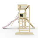 Polarplay Climbing Frame with Extended Tower, Single Swing, Monkey Bars and Slide - Stroemsund