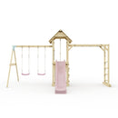 Polarplay Climbing Frame with Double Swing, Monkey Bars and Slide - Oerebro