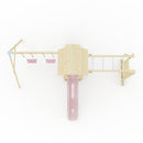 Polarplay Climbing Frame with Double Swing, Monkey Bars and Slide - Oerebro