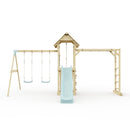 Polarplay Climbing Frame with Double Swing, Monkey Bars and Slide - Oerebro