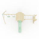 Polarplay Climbing Frame with Double Swing, Monkey Bars and Slide - Oerebro