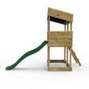 Rebo Wooden Lookout Tower Playhouse with 6ft Slide - Standard Lookout