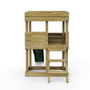 Rebo Wooden Lookout Tower Playhouse with 6ft Slide - Standard Lookout