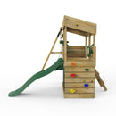 Rebo Lookout Tower Playhouse with Double Swing and Slide - Zion Camouflage