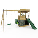 Rebo Lookout Tower Playhouse with Double Swing and Slide - Zion Camouflage