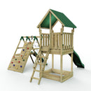 Rebo Modular Wooden Climbing Frame Playset - Swing, Climb & Slide Wychwood