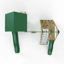 Rebo Modular Wooden Climbing Frame Playset - Swing, Climb & Slide Wychwood