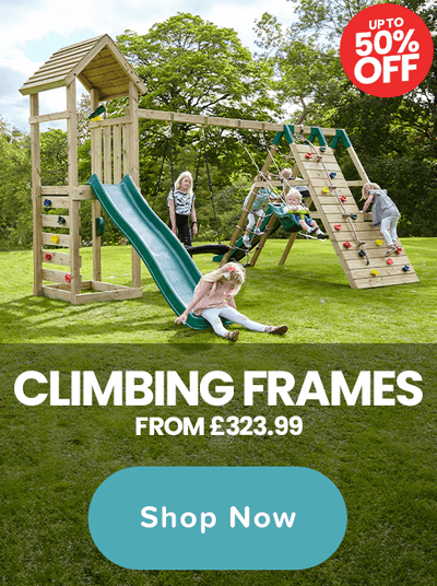 Ride on Toys Trampolines Swings Climbing Frames Outdoor Toys