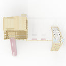 PolarPlay Climbing Platform and Playhouse with Double Swing, Climbing Wall and Slide - Oscar