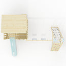 PolarPlay Climbing Platform and Playhouse with Double Swing, Climbing Wall and Slide - Aksel
