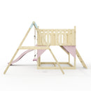 PolarPlay Kids Scandinavian Style Climbing Platform with Single Swing - Fai