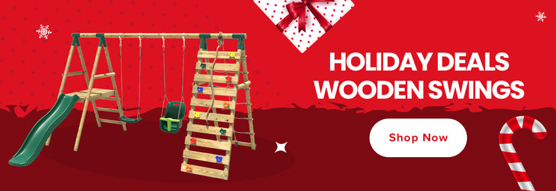 Wooden Swings Christmas Sale 