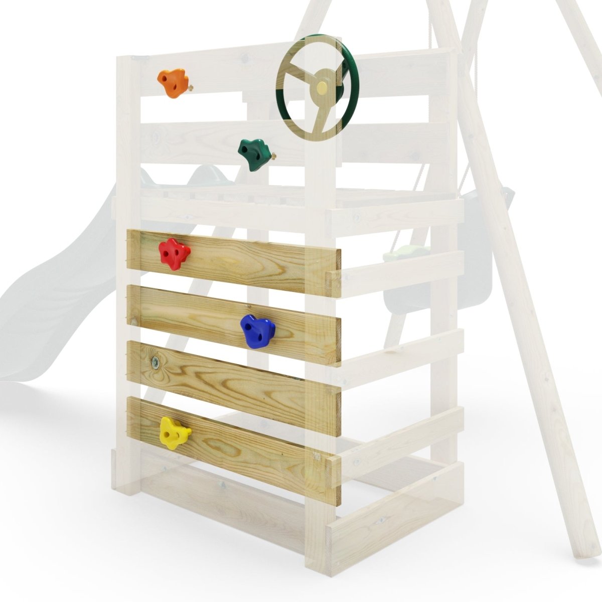 Adventure Pack (climbing wall & steering Wheel) - Green