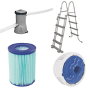 Bestway 16ft x 8ft x 48in Rectangular Steel Pro Frame Set Above Ground Swimming Pool BW56670