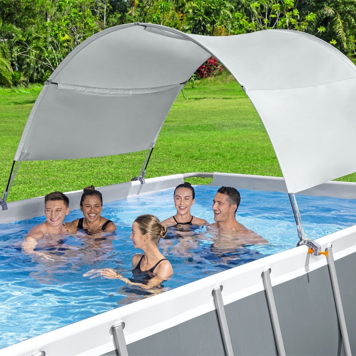 Pool Capy Above Ground Pool Shade Bestway Power Steel 13' X 42