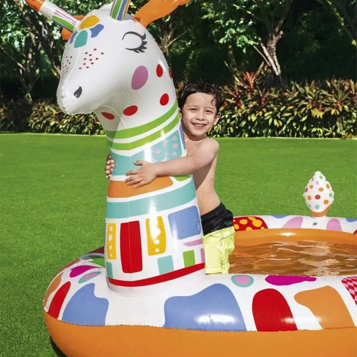 Bestway Groovy Giraffe Sprayer Children’s Paddling Swimming Pool – BW53089