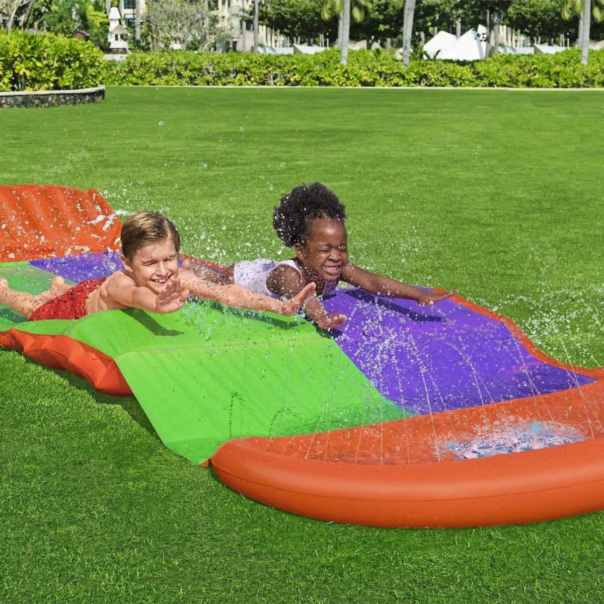 Bestway H2OGO! SplashCoaster Double Water Slide | OutdoorToys